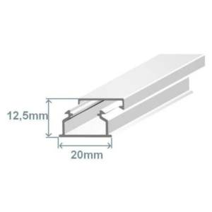 Calha Técnica Efapel 20X12,5 10030 CBR 2 Metros