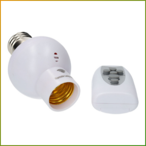 Adaptador temporizador E27 + regulador de controlo remoto