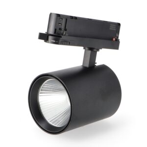 Foco Led Para Calha Black Air 30W Trifásico No Flicker - CCT