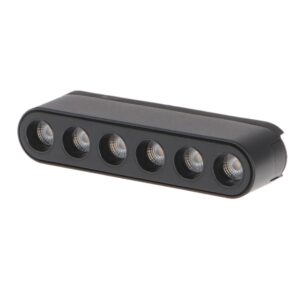 Foco Led Isdin Serie 5Mm 6W de Calha Magnética Preto 42V - CCT