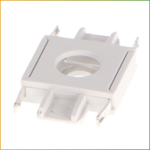 União Reta Para Calha Magnético Serie 5Mm Branco