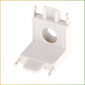 União Em L Vertical Para Calha Magnética Serie 5Mm Branco
