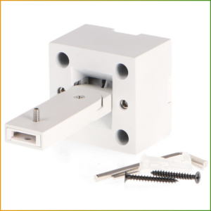 Suporte de Parede Para Trilho Magnético de Led 2 Metros Série 5Mm Branco