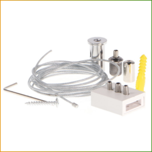 Cabides Para Trilho Led Magnético 2 Metros Serie 5Mm Branco