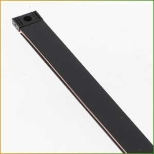 Calha Magnética Serie 5Mm Preto - 2 Metros