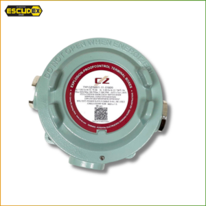 Caixa de junção metálica ATEX IP66 de 3 vias