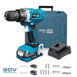 KIT BERBEQUIM APARAFUSADOR COM 70 ACESSÓRIOS 20V COM BATERIA E CARREGADOR