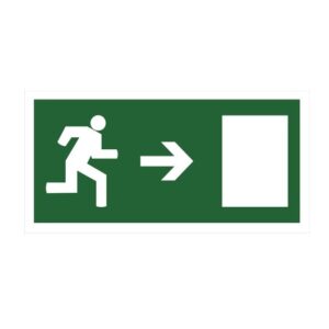 Fotoluminescente Porta Direita