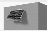 Estrutura Fotovoltaica Fachada para 2 Painéis Verticalmente 30º