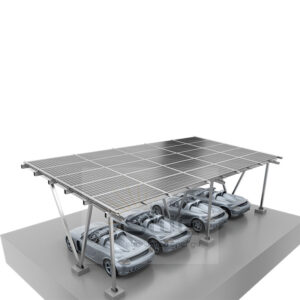 Cobertura de Estacionamento para Painéis Solares 2 Lugares